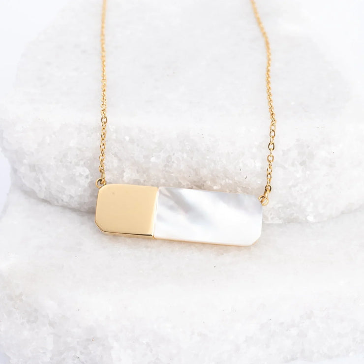 Courage Light and 14K Gold-Plated Necklace - Fluent Trends Necklace