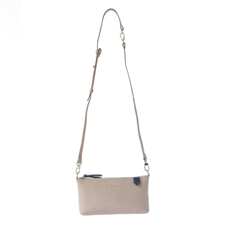 Elia Convertible Leather Bag – Clutch, Shoulder & Crossbody - Fluent Trends 
