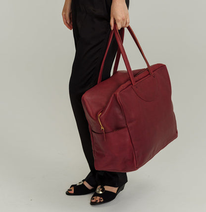 Bonnell Travel Bag | Natural Leather