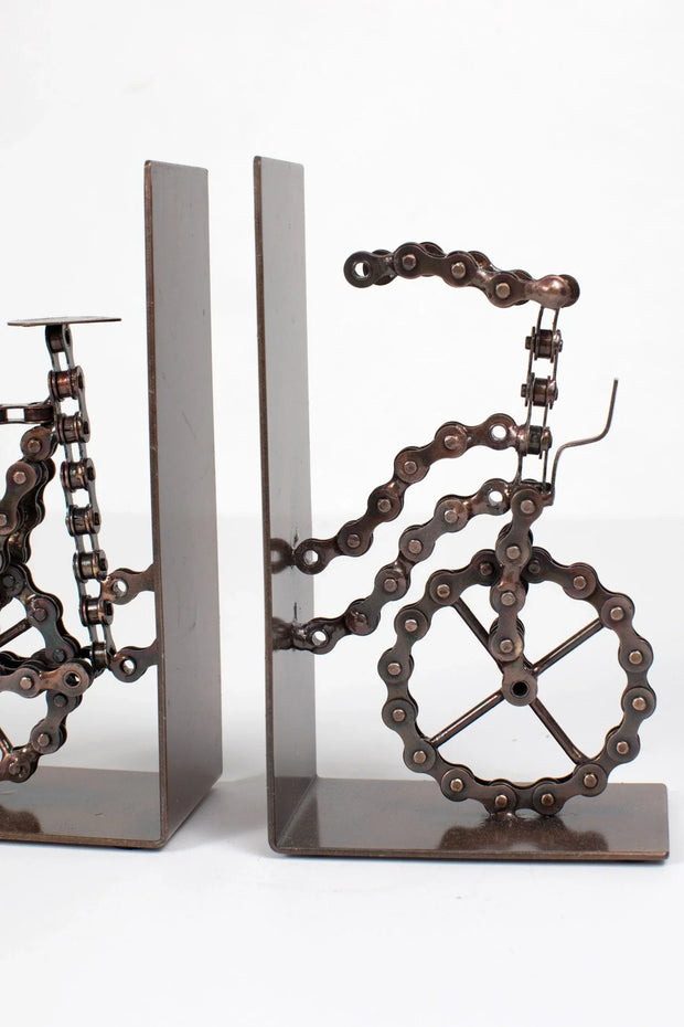 Bicycle Chain Bookends - Fluent Trends