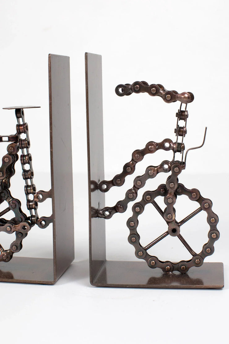 Bicycle Chain Bookends - Fluent Trends