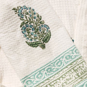 Pera Blockprint Cotton Robe - Fluent Trends