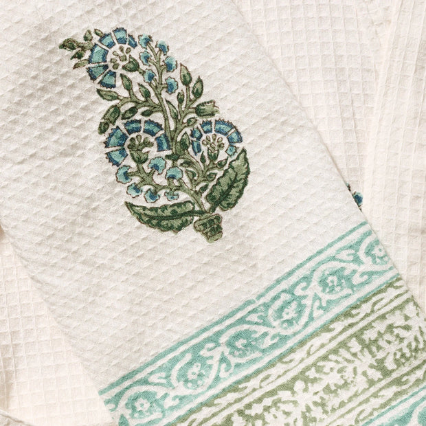 Pera Blockprint Cotton Robe - Fluent Trends