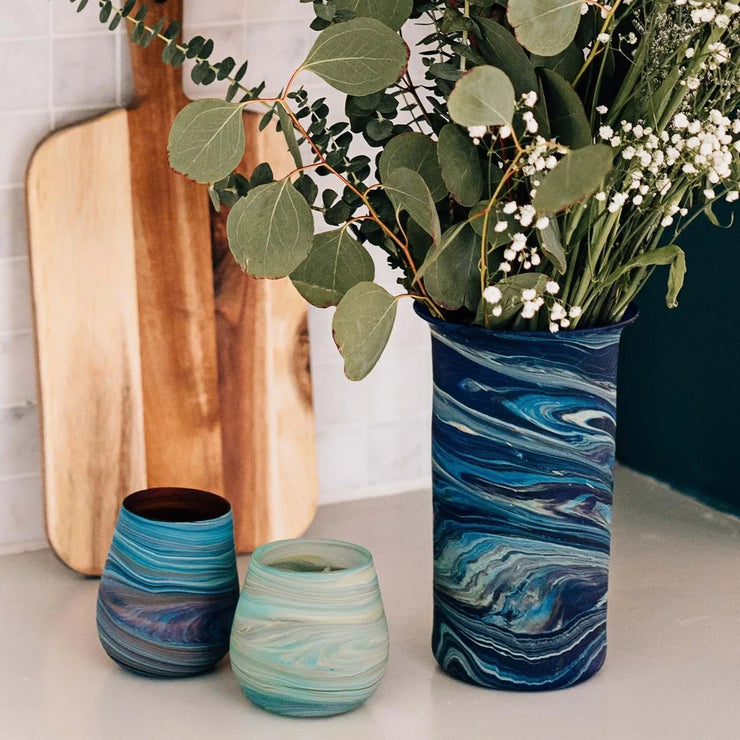 Phoenician Glass Vase - Fluent Trends