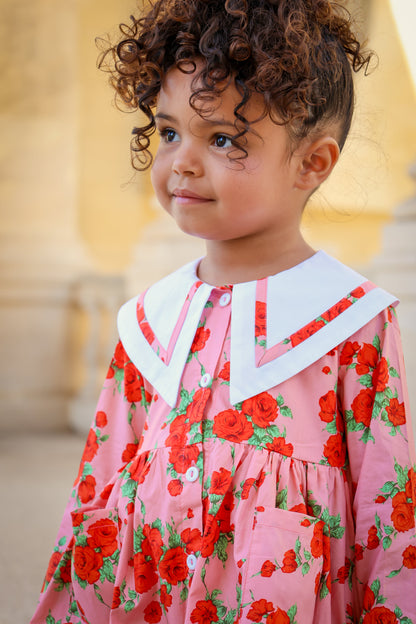 Toddler | Girls | Garden Dress | Vintage Rose