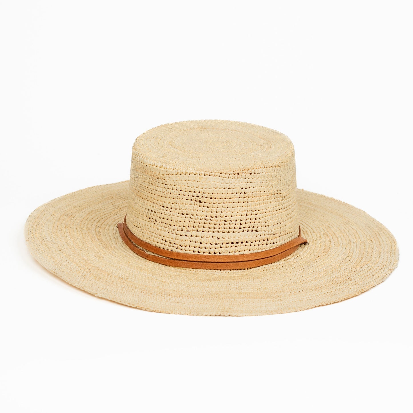 Straw Boater Hat Powered by People