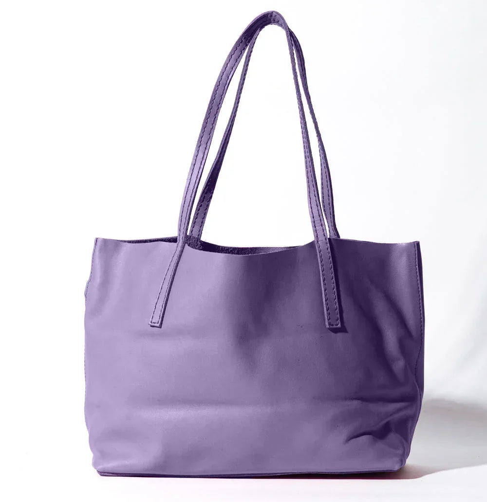 Lady Bird Carryall | Natural Leather