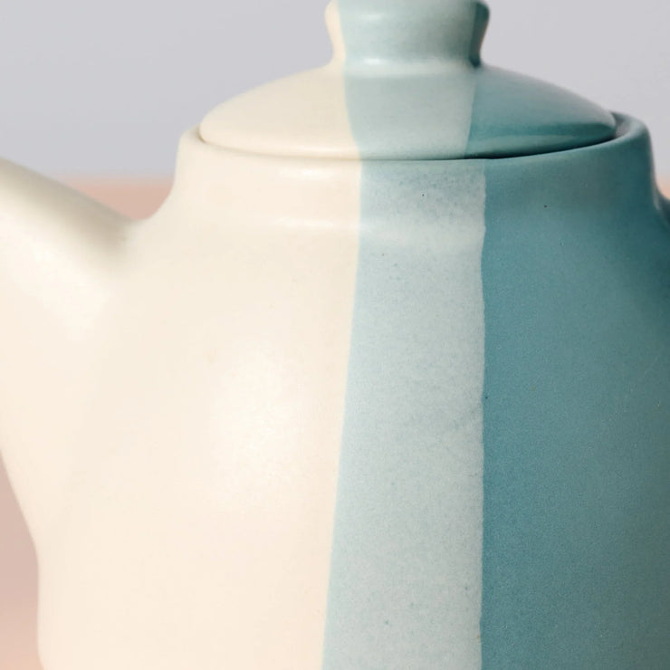 Pheeka Glazed Striped Teapot - Fluent Trends