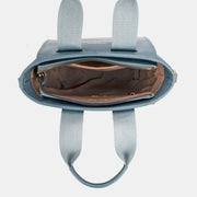 David Jones Small Handbag with Embossed Pattern Handles - Fluent Trends