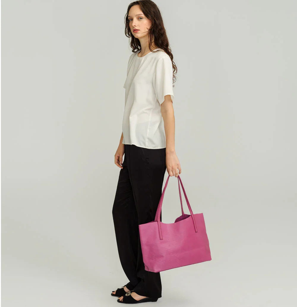 Lady Bird Carryall | Natural Leather