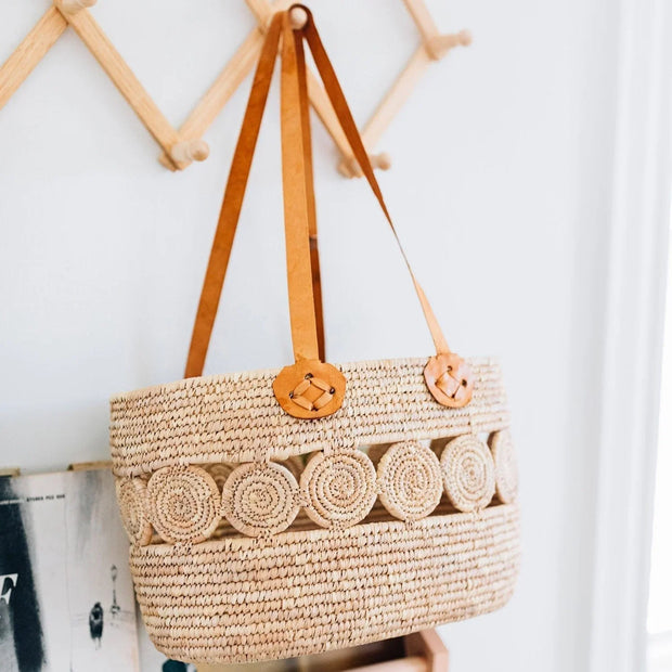 Essential Companion Leather Straps Tote Bag - Fluent Trends