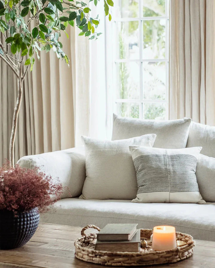 18" Riviera Hand-Stitch Throw Pillow Cover - Fluent Trends