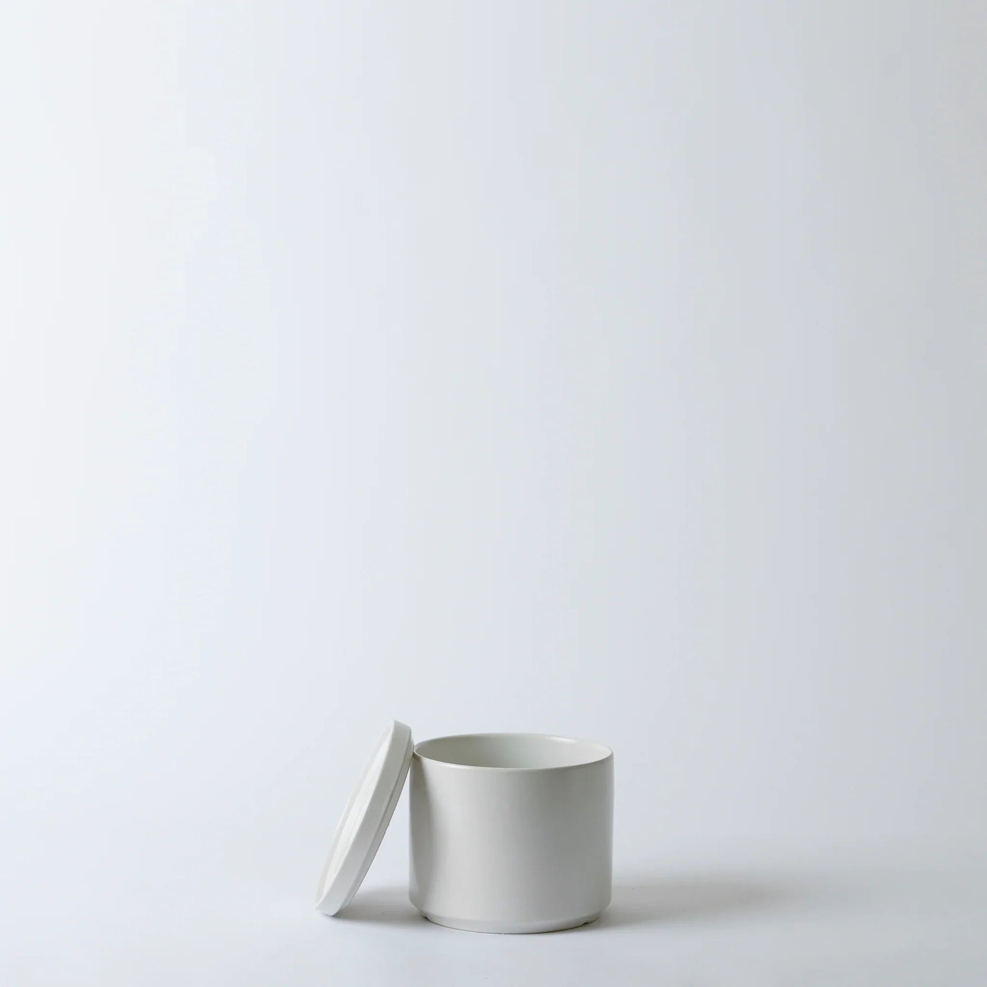Solid Goods - Ceramic Cylinder with Saucer - Fluent Trends