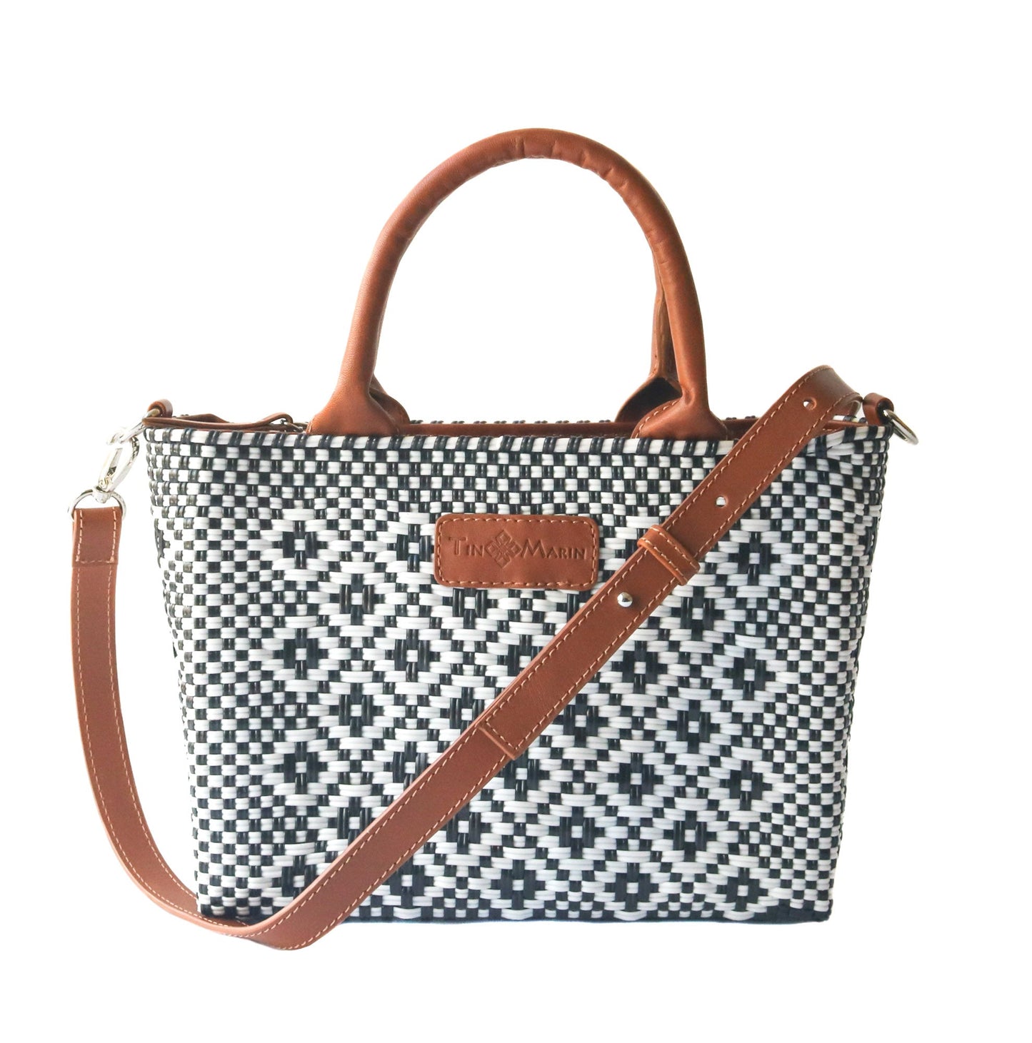 Panda Small Woven Crossbody Bag - Fluent Trends Cross Body Bag