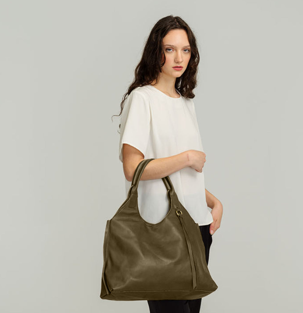Lady Bird Tote | Natural Leather