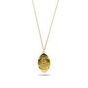 14k Gold-Filled Football Charm Necklace - Dainty Game Day Jewelry for Her - Fluent Trends