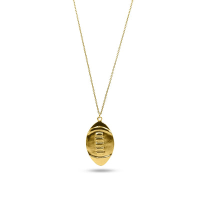 14k Gold-Filled Football Charm Necklace - Dainty Game Day Jewelry for Her - Fluent Trends