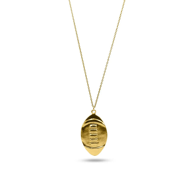 14k Gold-Filled Football Charm Necklace - Dainty Game Day Jewelry for Her - Fluent Trends