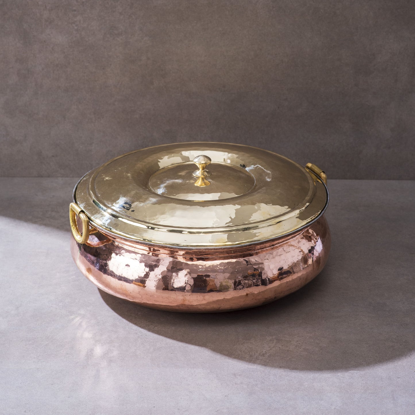 Copper Hammered Braiser - Copper Chafing Dish Powered by People