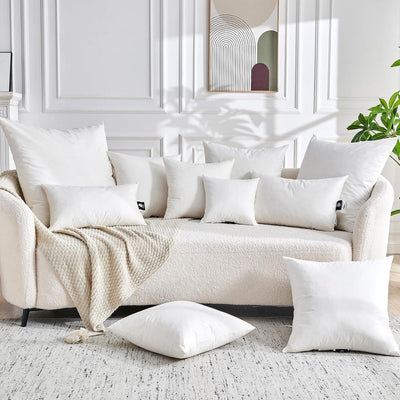 Duck Down & Fine Feather Throw Pillow Inserts - Fluent Trends