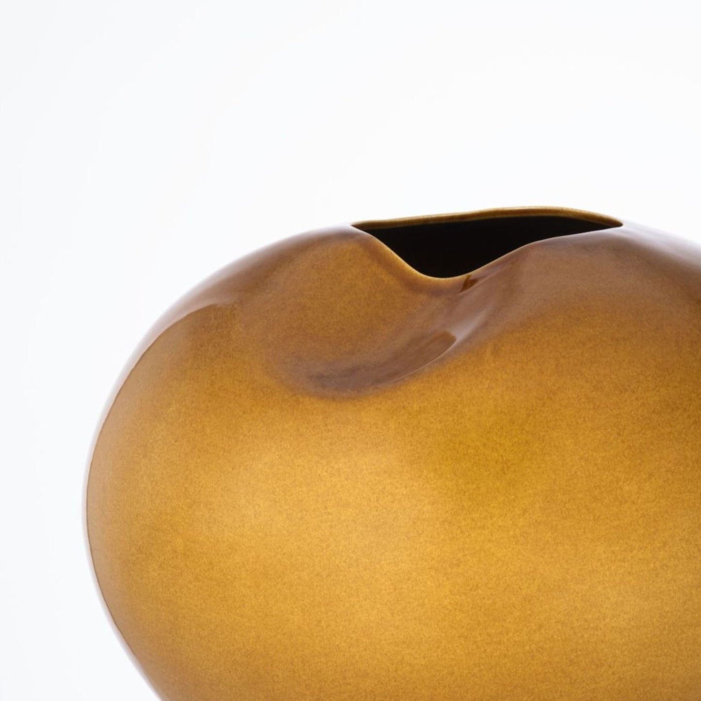 Milan Honey Sculptural Vase Powered by People