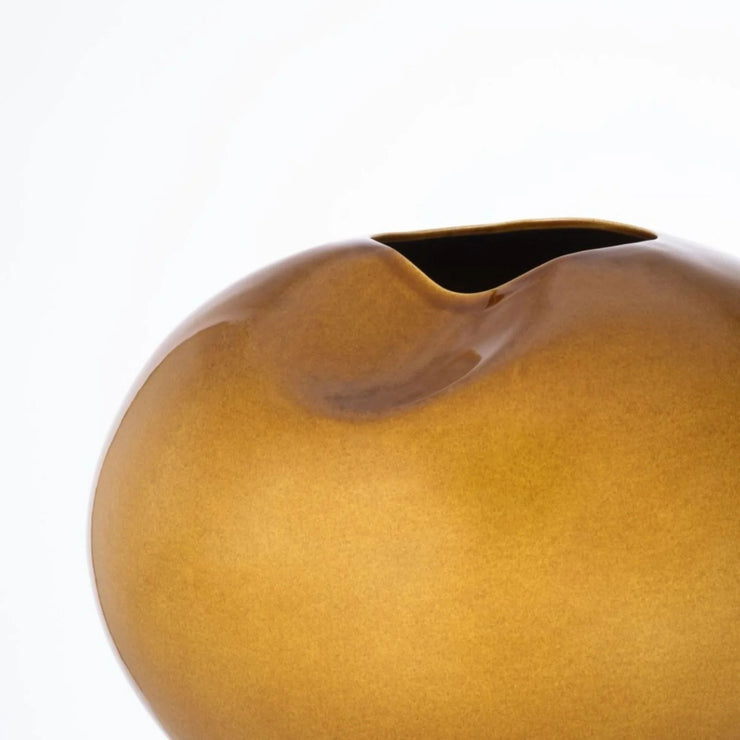 Milan Honey Sculptural Vase - Fluent Trends