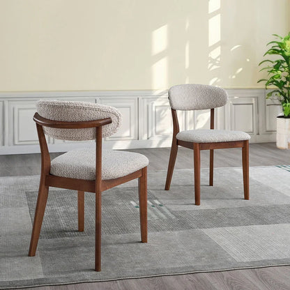 Scandinavian Wood Dining Set