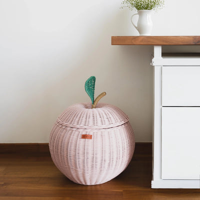Apple Storage Basket - Pink - Fluent Trends