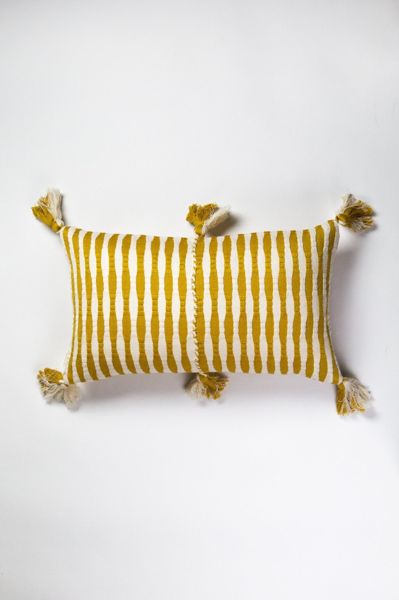Antigua Pillow - Ochre Striped