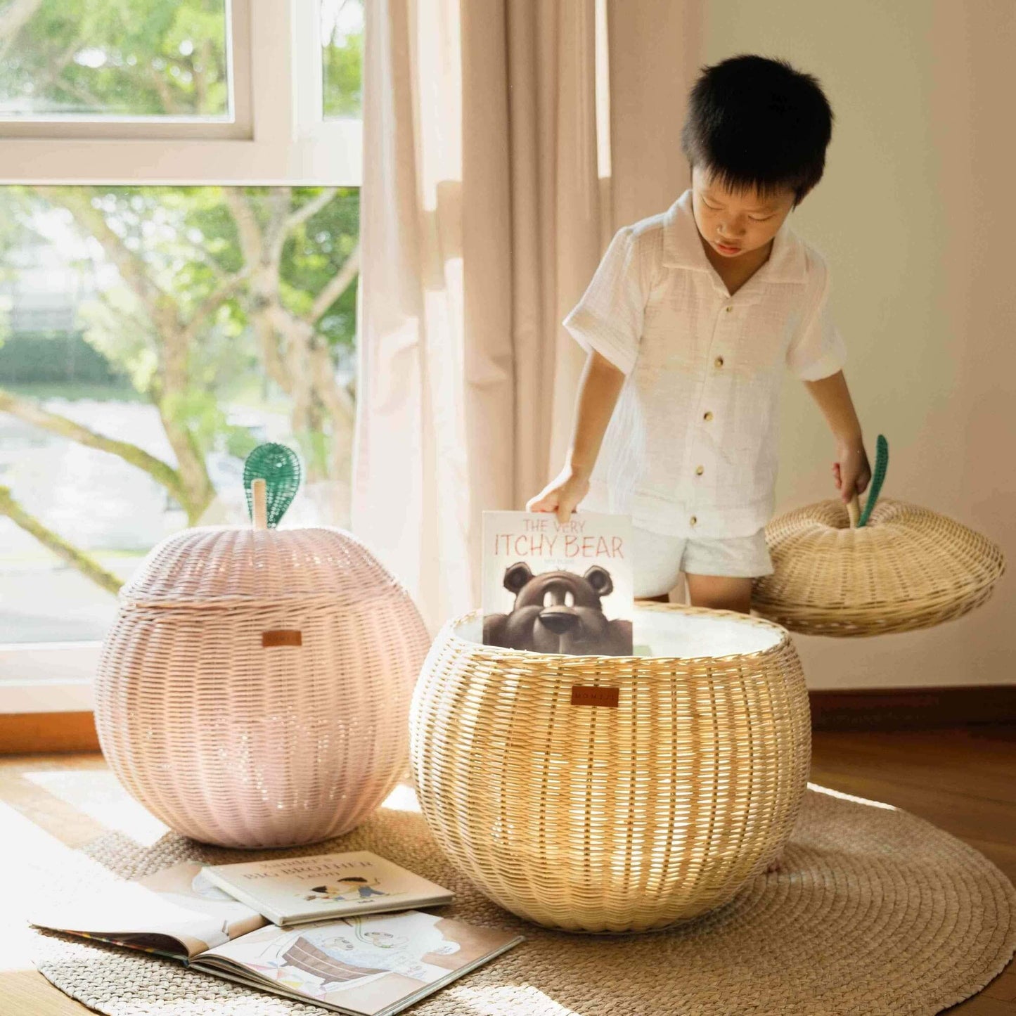 Apple Storage Basket - Natural