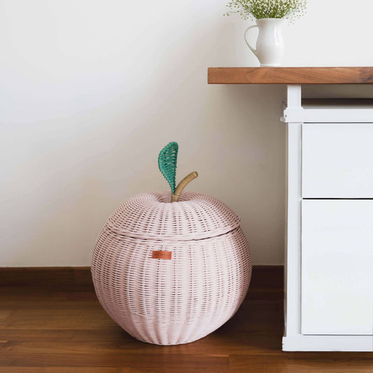 Apple Storage Basket - Pink