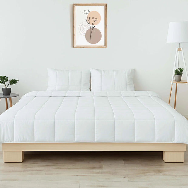 Cooling Comforter Set – Temperature-Regulating Eucalyptus Silk Comforter & Pillow Shams - Fluent Trends