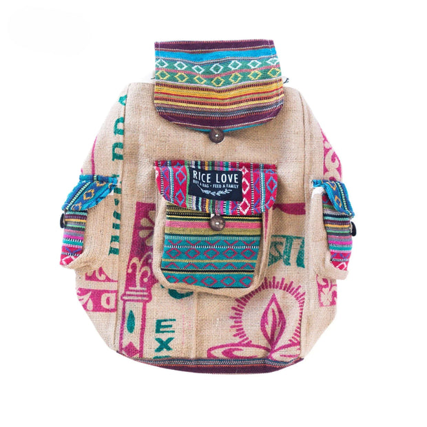 Recycled Travel Backpack Agra - Fluent Trends