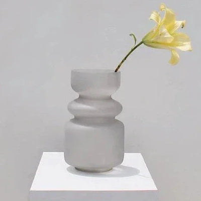 Elsa Vase - Frosted Grey - Fluent Trends
