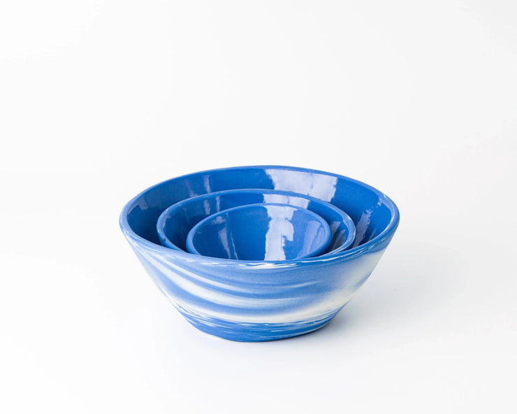 3 Piece Cloudware Serving Bowl | Nesting Set - Fluent Trends