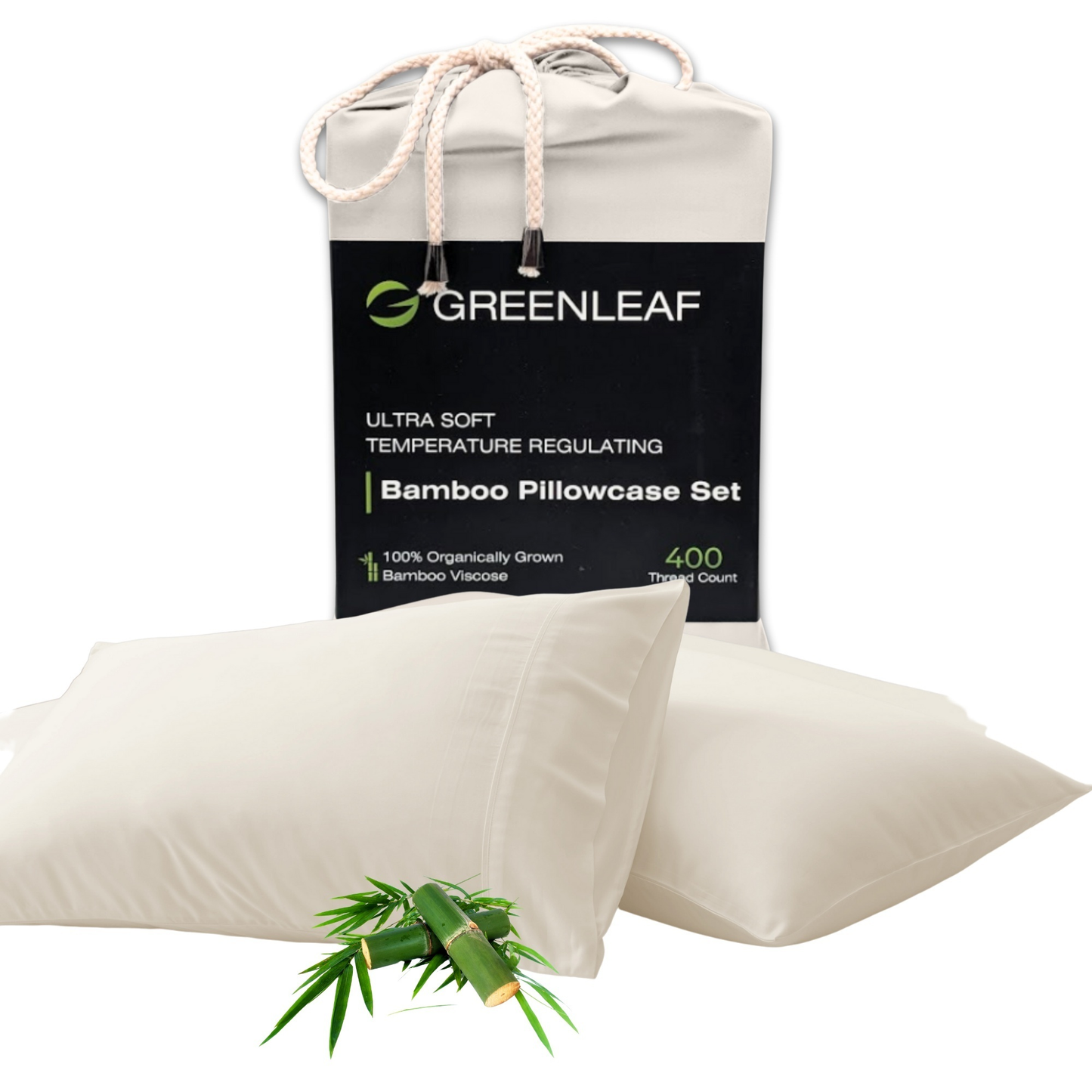 Bamboo Pillow Cases Greenleaf Linens