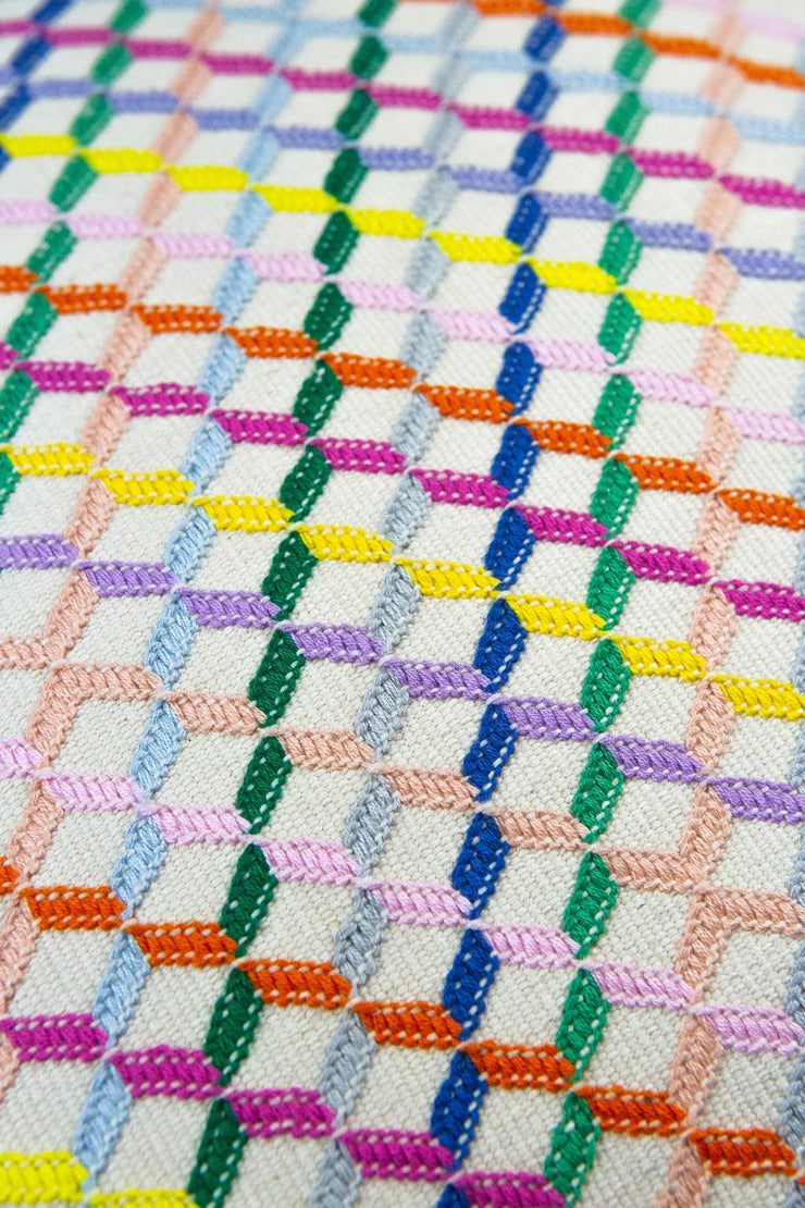 Cotzal Paneled Square Pillow - Fluent Trends