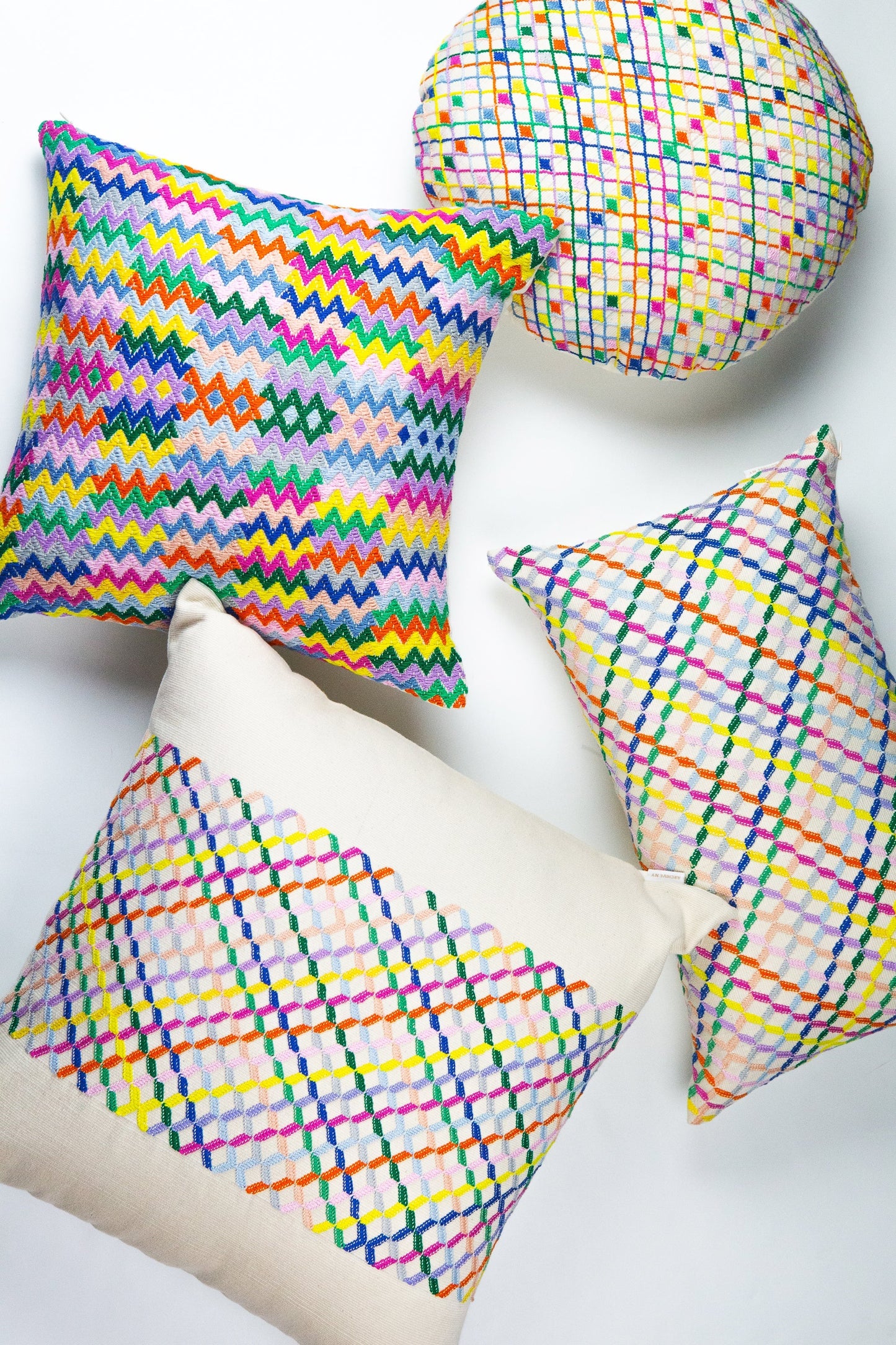 Cotzal Paneled Square Pillow Archive New York