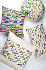 Cotzal Paneled Square Pillow - Fluent Trends