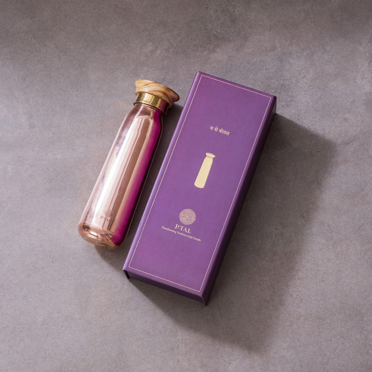 Copper Bottle, 100% Leakproof Copper Water Bottle - Fluent Trends