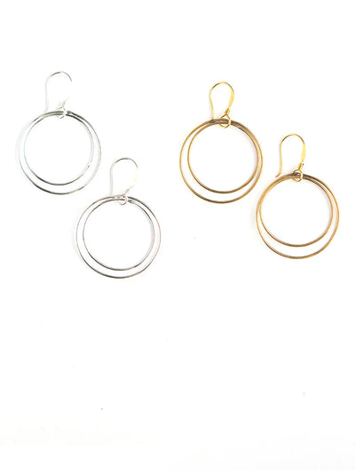 Double Moon Earrings - Fluent Trends