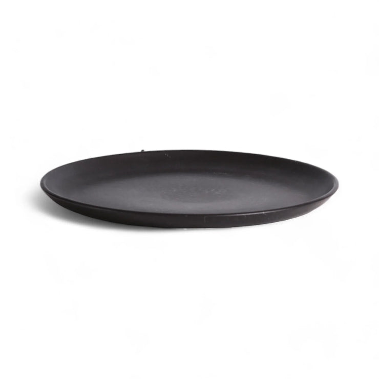 S/4 Tunisian Dinner Plate - Matte Black - Fluent Trends
