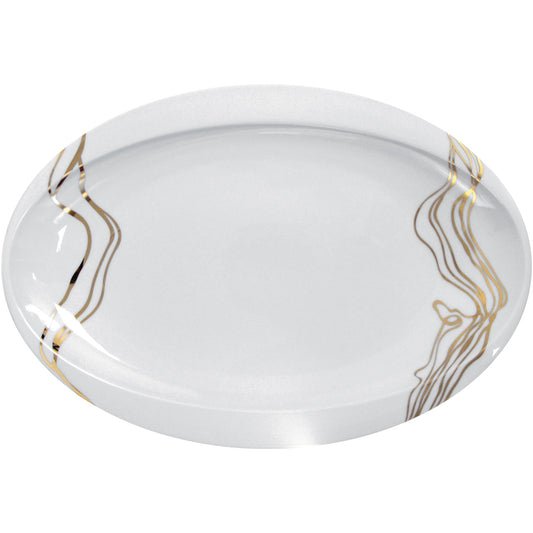Fiume D'Oro Large Oval Platter - Fluent Trends Serving Platters