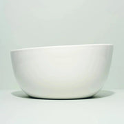 Fors Studio White Ceramic Deep Serving Bowl - Hand Glazed, Chip Resistant, Oven Safe - Fluent Trends