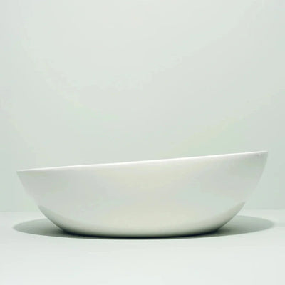 Slanted Serving Bowl - White - Fluent Trends