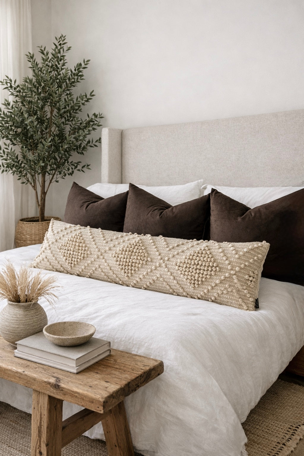 Verona Oversized Lumbar Pillow Cover - 12x36”