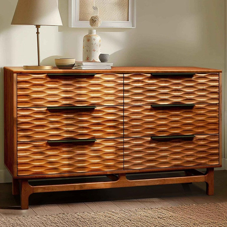 Acacia Elara Dresser with 6 Drawers