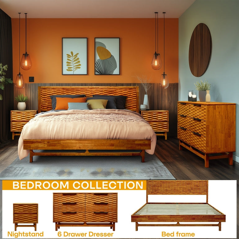 Acacia Elara Dresser with 6 Drawers