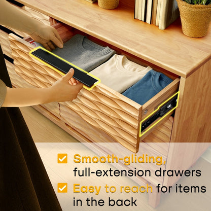Acacia Elara Dresser with 6 Drawers