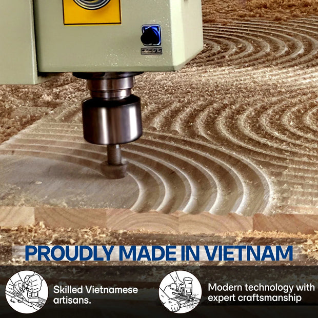 Acacia Harmony Dresser with 5 Drawers - Fluent Trends